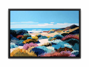 Abstract Coastal landscape Poster