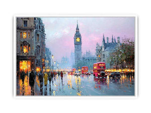 London Clock tower Framed Print