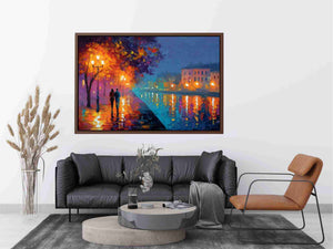 Golden Night Painting
