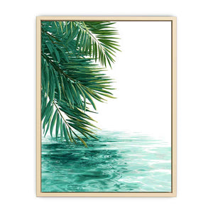 Tropical Coastal Landscape Art Print