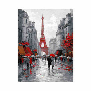 Abstract Paris Romance