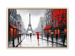 Romantic Paris Street Art Print