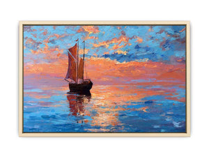 Vintage sailboat Art Print