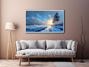 Frosted Horizon Painting