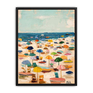 Colorful Umbrellas Canvas Print