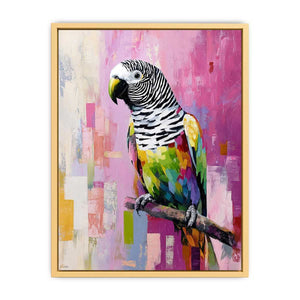 Exotic Parrot Streched canvas