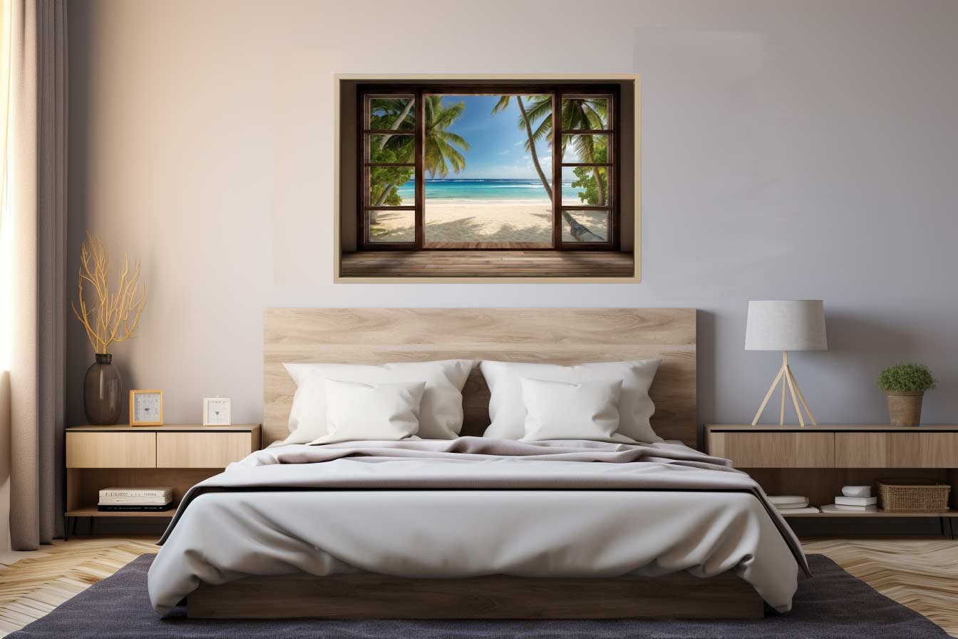 Beach House Dream Window