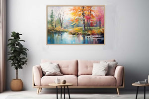 Rainbow Tree and Pond