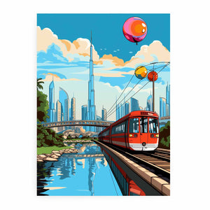 Dubai Pop Poster