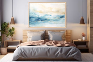 Abstract Watercolor Beach