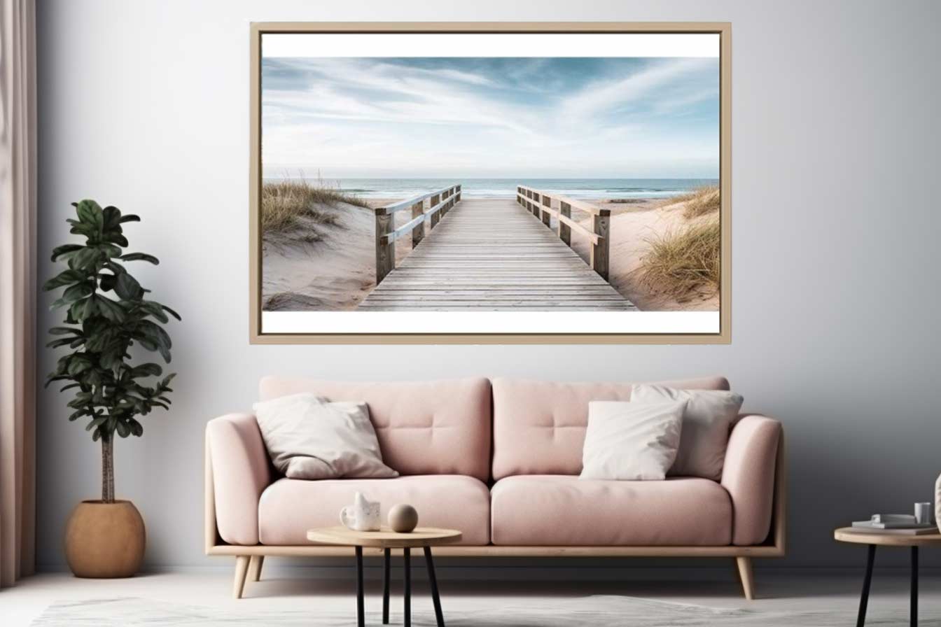 Coastal Beach Path Serenity