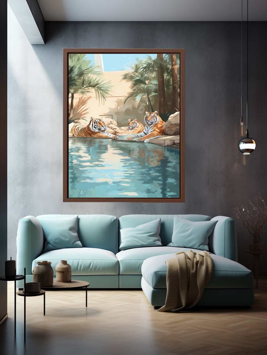 Pool Side Tigers