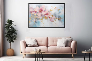 Flower Gold Art Print