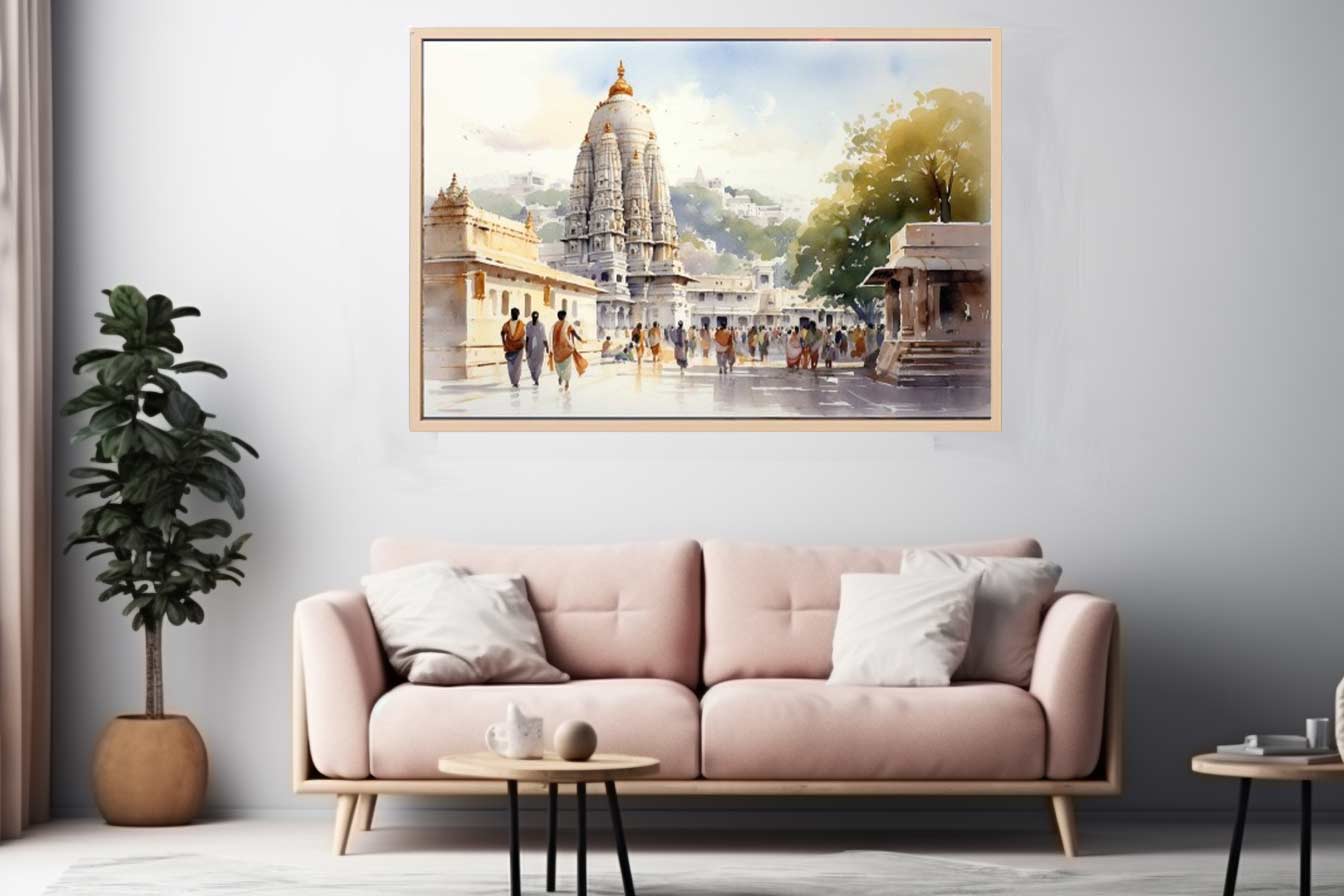Sacred Tirupati Temple Glow