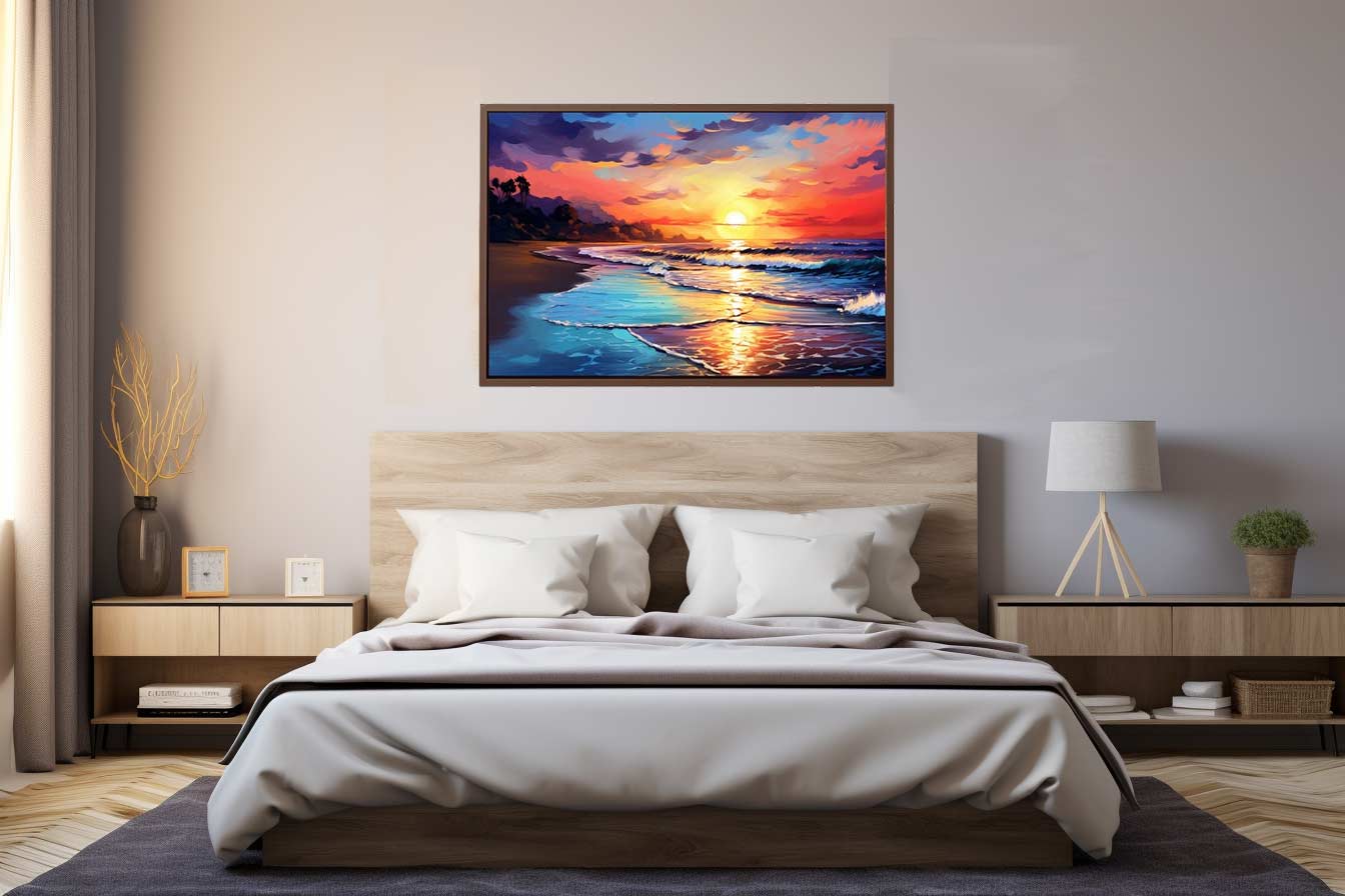 Beach Sunset Art Print