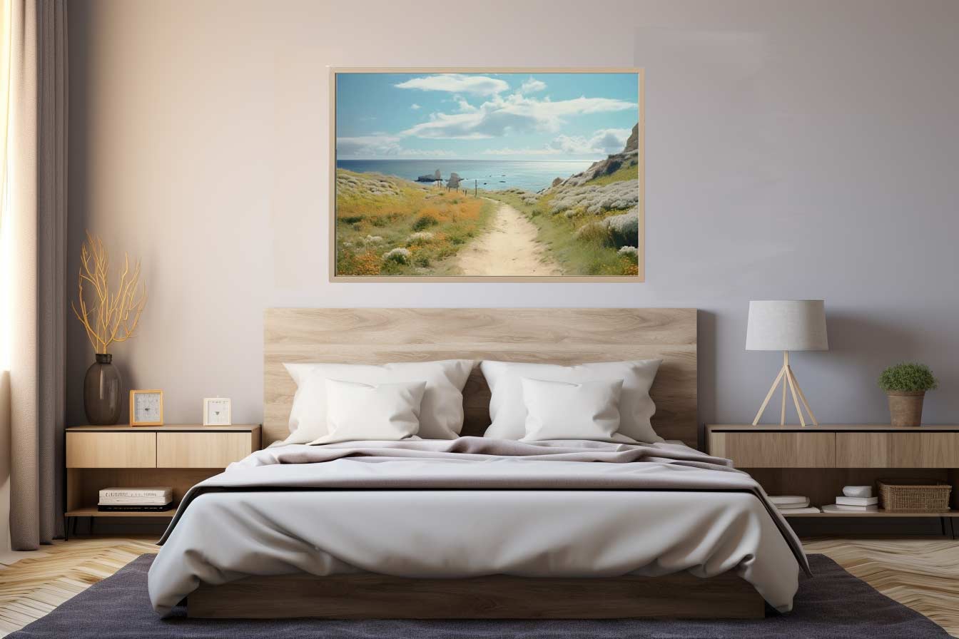 Sand Steps Beach Art Print
