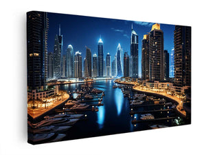 Dubai Painting canvas Print