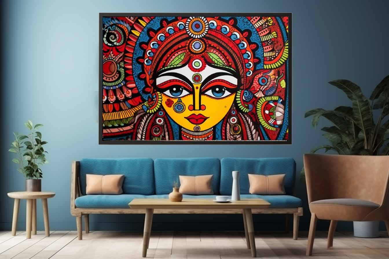 Madhubani Of A Queen