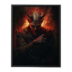 Devil Art canvas Print