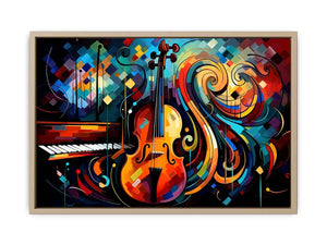 Music Art framed Print