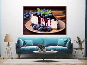 Blueberry Cheesecake Poster