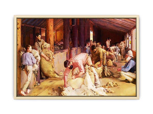 Shearing the Rams by Tom Roberts Art Print