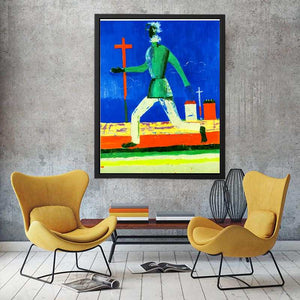 Running Man by Kasimir Malevich