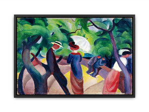 Promenade by August Macke Painting