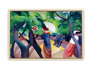 Promenade by August Macke Art Print