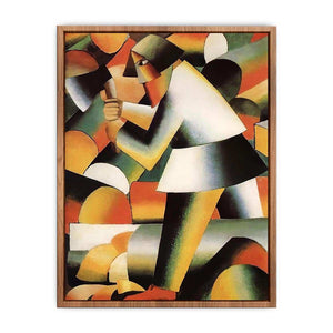 The Woodcutter by Kasimir Malevich Poster