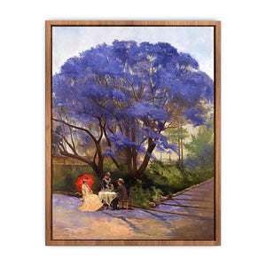 Under The Jacaranda by Godfrey Rivers Poster