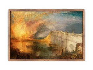 The Burning of the Houses of Parliament Poster