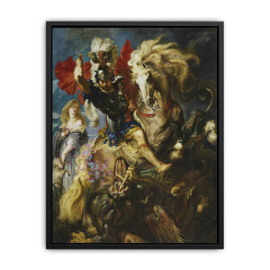 St. George and the Dragon by Paul Rubens Painting