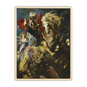 St. George and the Dragon by Paul Rubens Art Print