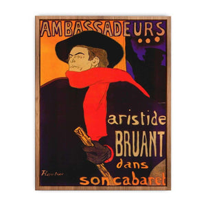 Ambassadeurs by Henri de Toulouse by Lautrec Poster