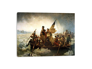 Washington Crossing the Delaware by Emanuel Gottlieb Leutze Painting