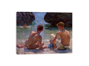 The Critics, by Henry Scott Tuke Painting