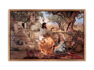 Christ in the House of Martha and Mary Poster