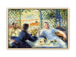 The Canoeists Luncheon by Pierre-Auguste Renoir Art Print