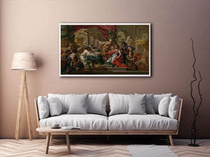 Alexander the Great in the Temple of Jerusalem by Sebastiano Conca Painting