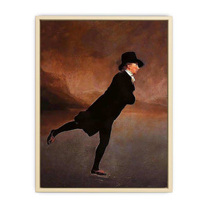 The Reverend Robert Walker skating on Duddingston Loch Art Print