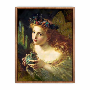 Take the Fair Face of Woman painting by Sophie Gengembre Anderson Poster