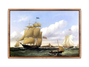 The Whaleship "Emma C. Jones" off Round Hills, New Bedford Poster