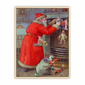 Father Christmas Art Print