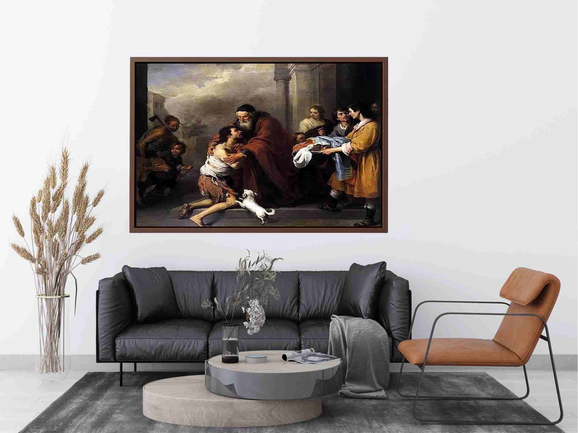 The Return of the Prodigal Son by Bartolomé Esteban Murillo Painting