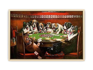 Poker Sympathy by Cassius Marcellus Coolidge Art Print