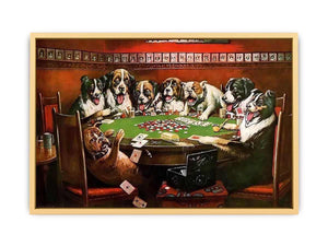 Poker Sympathy by Cassius Marcellus Coolidge Streched canvas