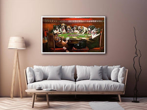 Poker Sympathy by Cassius Marcellus Coolidge Painting