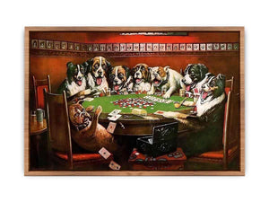 Poker Sympathy by Cassius Marcellus Coolidge Poster