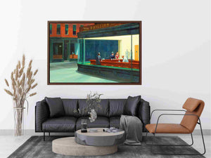 Nighthawks by Edward Hopper Painting